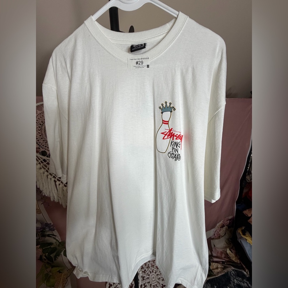 Stussy Men's King Pin T-Shirt NWOT Size XL - Picture 4 of 7